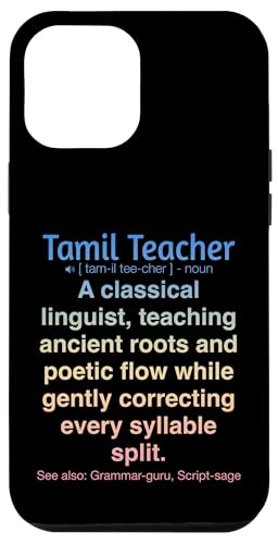 Tamilischer Lehrer Hülle für iPhone 12 Pro Max von Tamil Teacher Gifts & Tees