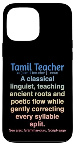 Tamilischer Lehrer Hülle für iPhone 13 Pro Max von Tamil Teacher Gifts & Tees