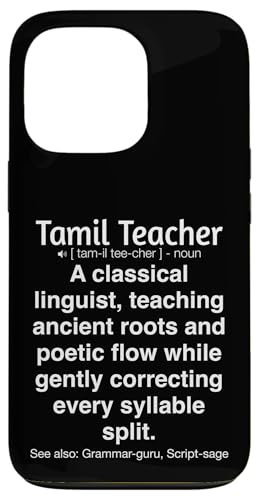 Tamilischer Lehrer Hülle für iPhone 13 Pro von Tamil Teacher Gifts & Tees