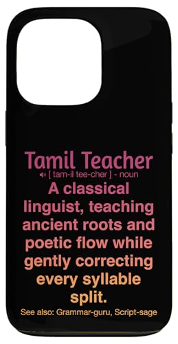 Tamilischer Lehrer Hülle für iPhone 13 Pro von Tamil Teacher Gifts & Tees