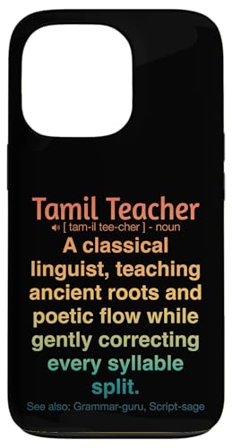 Tamilischer Lehrer Hülle für iPhone 13 Pro von Tamil Teacher Gifts & Tees