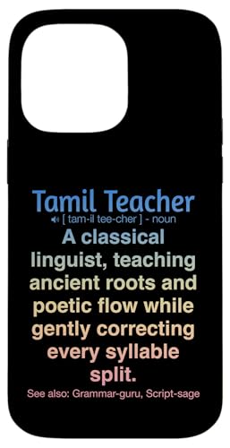 Tamilischer Lehrer Hülle für iPhone 14 Pro Max von Tamil Teacher Gifts & Tees