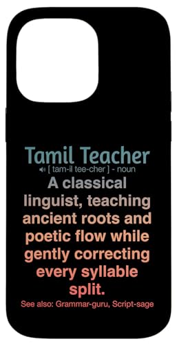 Tamilischer Lehrer Hülle für iPhone 14 Pro Max von Tamil Teacher Gifts & Tees