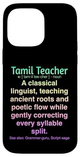 Tamilischer Lehrer Hülle für iPhone 14 Pro Max von Tamil Teacher Gifts & Tees