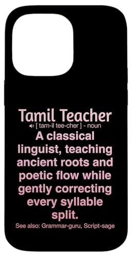 Tamilischer Lehrer Hülle für iPhone 14 Pro Max von Tamil Teacher Gifts & Tees