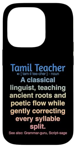 Tamilischer Lehrer Hülle für iPhone 14 Pro von Tamil Teacher Gifts & Tees