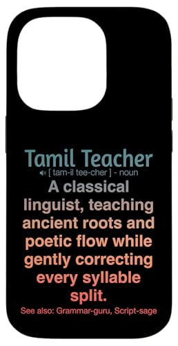 Tamilischer Lehrer Hülle für iPhone 14 Pro Tamilischer Lehrer Hülle für iPhone 14 Pro von Tamil Teacher Gifts & Tees