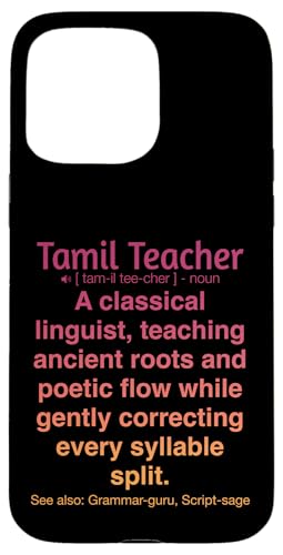 Tamilischer Lehrer Hülle für iPhone 15 Pro Max von Tamil Teacher Gifts & Tees