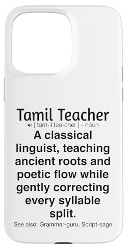 Tamilischer Lehrer Hülle für iPhone 15 Pro Max Tamilischer Lehrer Hülle für iPhone 15 Pro Max von Tamil Teacher Gifts & Tees