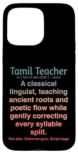 Tamilischer Lehrer Hülle für iPhone 15 Pro Max von Tamil Teacher Gifts & Tees