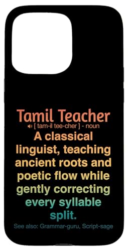 Tamilischer Lehrer Hülle für iPhone 15 Pro Max von Tamil Teacher Gifts & Tees