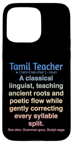 Tamilischer Lehrer Hülle für iPhone 15 Pro Max Tamilischer Lehrer Hülle für iPhone 15 Pro Max von Tamil Teacher Gifts & Tees