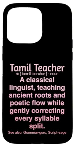 Tamilischer Lehrer Hülle für iPhone 15 Pro Max von Tamil Teacher Gifts & Tees