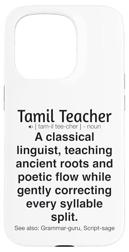 Tamilischer Lehrer Hülle für iPhone 15 Pro von Tamil Teacher Gifts & Tees