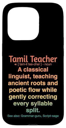 Tamilischer Lehrer Hülle für iPhone 15 Pro von Tamil Teacher Gifts & Tees