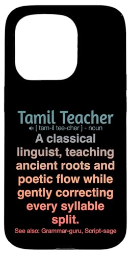 Tamilischer Lehrer Hülle für iPhone 15 Pro Tamilischer Lehrer Hülle für iPhone 15 Pro von Tamil Teacher Gifts & Tees
