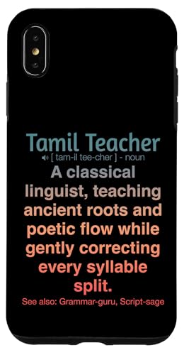 Tamilischer Lehrer Hülle für iPhone XS Max von Tamil Teacher Gifts & Tees