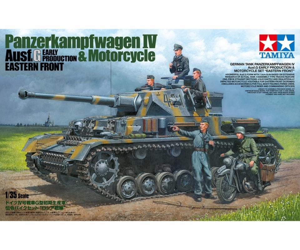 Dt. PzKpfw.IV Ausf.G m. Krad Ost F. von Tamiya