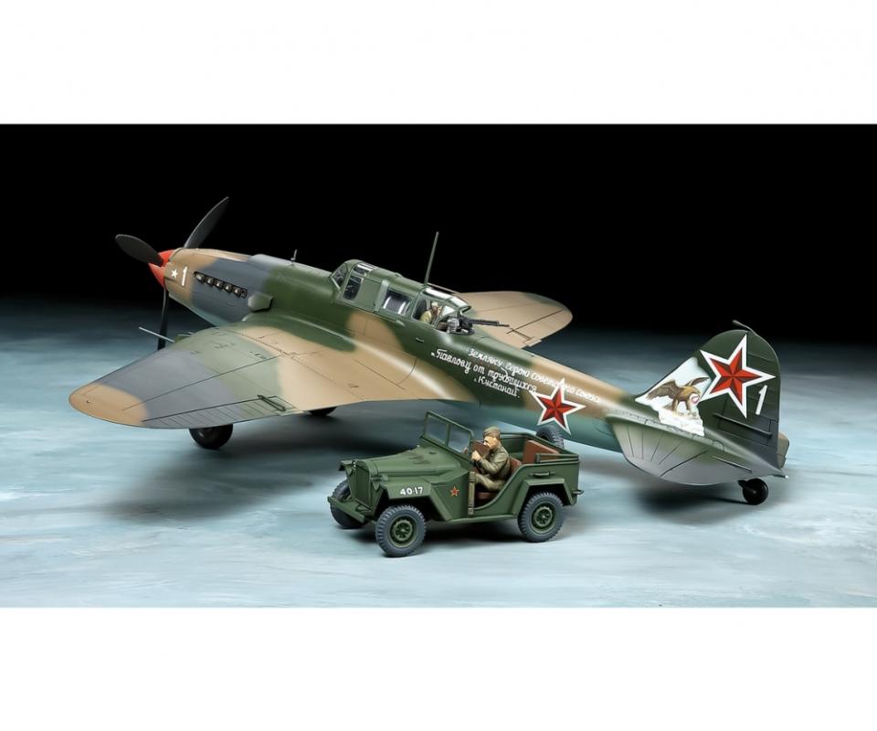 Ilyushin IL-2 Shturmovik & GAZ-67B in von Tamiya