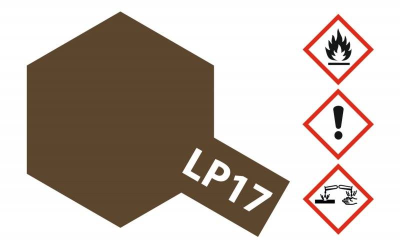 LP-17 Linoleum Braun - dunkel [10ml] von Tamiya
