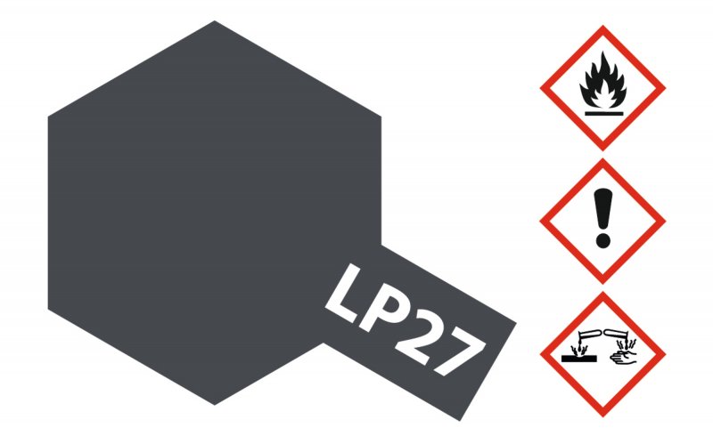 LP-27 Deutsches Grau matt [10ml] von Tamiya