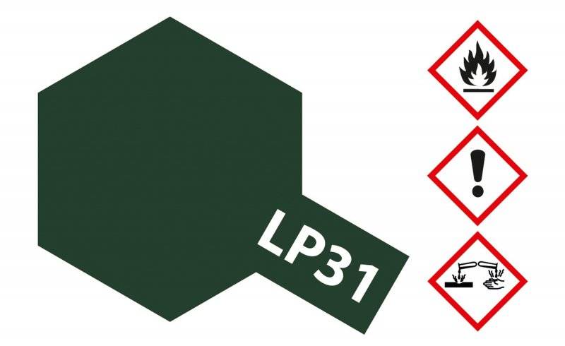 LP-31 Dunkel Grün 2 - matt (IJN) [10ml] von Tamiya