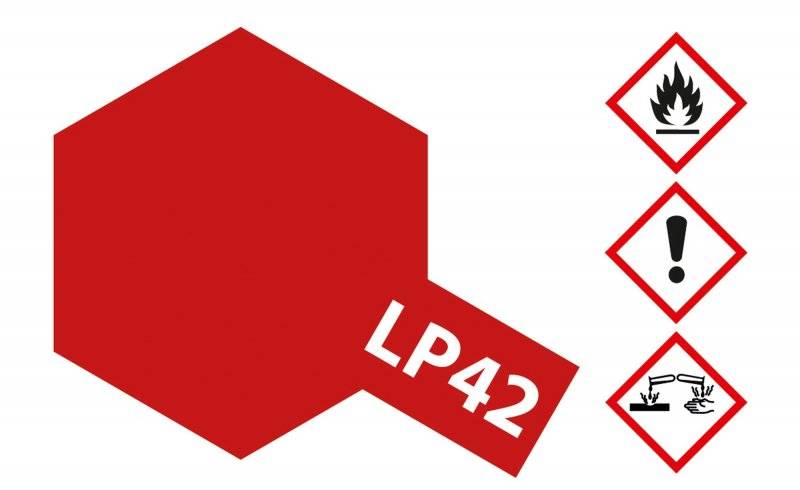 LP-42 Mica Rot glänzend [10ml] von Tamiya