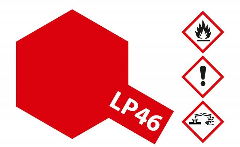 LP-46 Pur Metallic Rot glänzend [10ml] von Tamiya