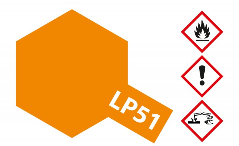 LP-51 Pur Orange glänzend [10ml] von Tamiya