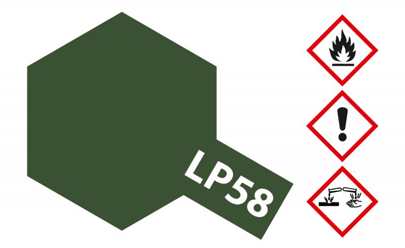 LP-58 NATO Grün matt [10ml] von Tamiya