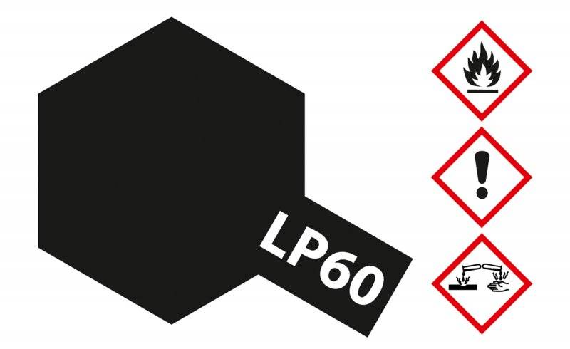LP-60 NATO Schwarz matt [10ml] von Tamiya