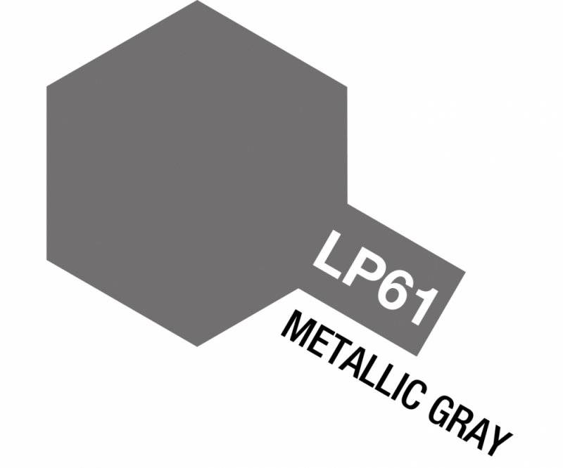 LP-61 Metallic Grau matt 10ml von Tamiya