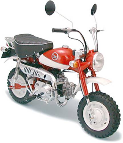 Tamiya 300016030 Honda Monkey 2000 Anniversary Motorradmodell Bausatz 1:6 von Tamiya