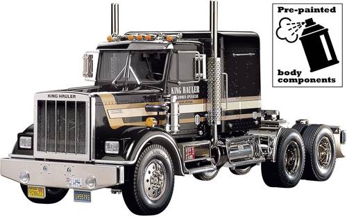 Tamiya 56336 King Hauler Black Edition 1:14 Elektro RC Modell-LKW Bausatz Vorlackiert von Tamiya