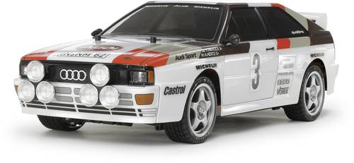 Tamiya TT-02 Audi Quattro Rally Brushed 1:10 RC Modellauto Elektro Straßenmodell Allradantrieb (4WD von Tamiya