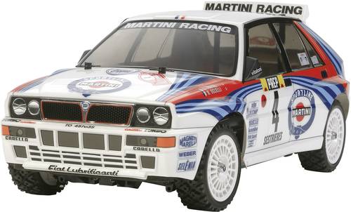 Tamiya TT-02 Lancia Delta HF Integrale Brushed 1:10 RC Modellauto Elektro Straßenmodell Allradantri von Tamiya