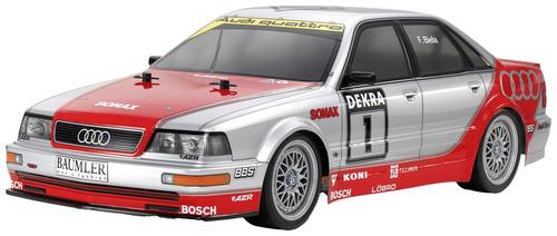 Tamiya TT-02 RC Audi V8 1992 Tourenwagen (TT-02) Brushed 1:10 RC Modellauto Elektro Tourenwagen Allr von Tamiya
