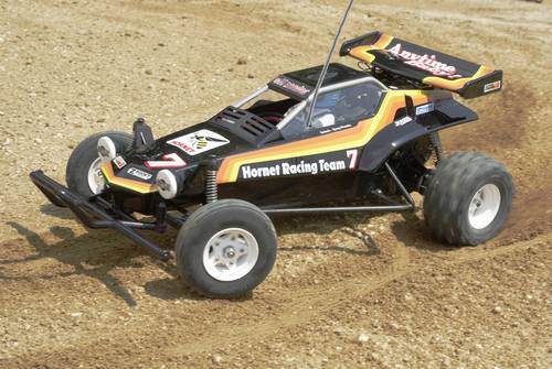 Tamiya The Hornet Brushed 1:10 RC Modellauto Elektro Buggy Heckantrieb (2WD) Bausatz von Tamiya