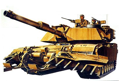 US M1A1 Abrams Minensucher von Tamiya