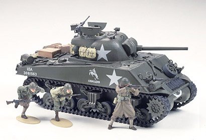 US Medium Tank M4A3 Sherman 75 mm Gun, Late Production (Frontline Breakthrough) von Tamiya
