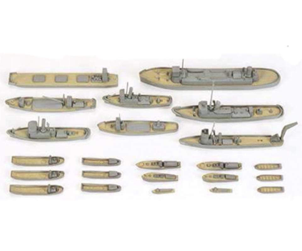 WL Dioramen-Set Schiffe & Boote (23) von Tamiya