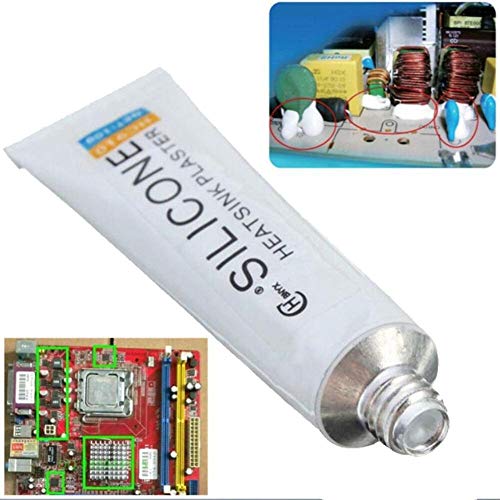 10g Silikon Wärmeleitkleber Hochleitfähiger Kleber Tube Heatsink Plaster zum Kühlen von Hochleistungs-LEDs Transistoren Electronics Projects von Tammy Yerkes