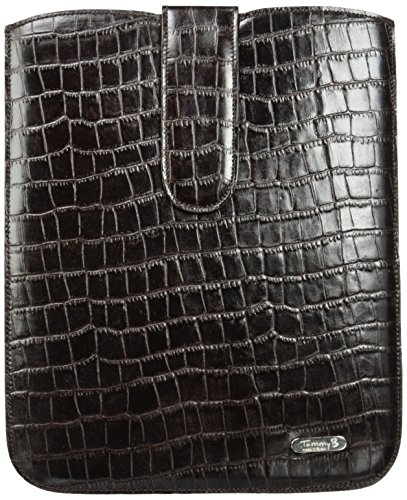 TammyB Reptilia Croco-Schutzhülle für Tablets, 10 Zoll, Leder, braun von TammyB