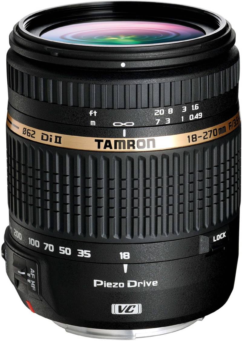 18-270 / 3,5-6,3 Di II VC PZD Nikon Objektiv schwarz von Tamron