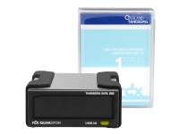 Overland-Tandberg RDX external drive kit with 1TB cartridge, black, USB3+ von Tandberg Data