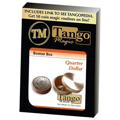 Boston Box (Brass US Quarter w/DVD) by Tango Magic - Trick (B0011) von Tango Magic