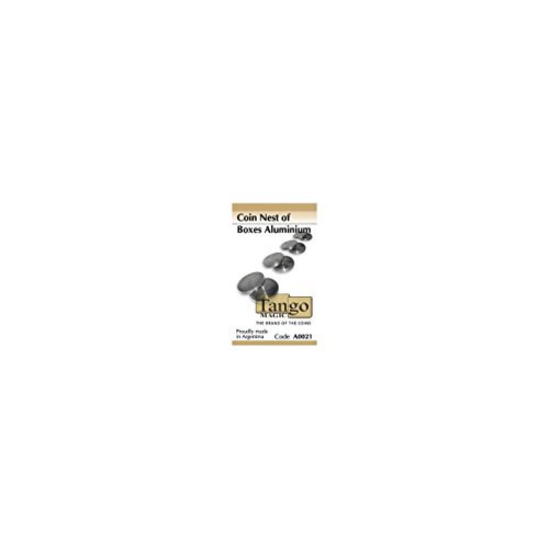 Coin nest of Boxes (Aluminum w/DVD) by Tango - Trick (A0021) von Tango Magic