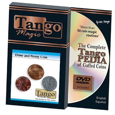 Dime and Penny trick (w/DVD)(D0048) by Tango - Trick von Tango Magic