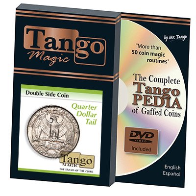 Double Side Quarter (Tails w/DVD)(D0036) by Tango Magic - Trick von Tango Magic