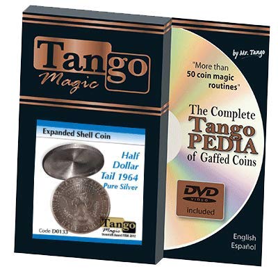 Expanded Shell Half Dollar 1964 (Tail) (w/DVD) (D0133) by Tango - Trick von Tango Magic